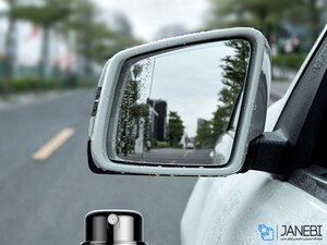 اسپری و دستمال تمیزکننده بیسوس Baseus CRFYJ-01 Rearview Mirror Rainproof Sprayer