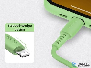 کابل اپل بیسوس Baseus Colourful Lightning Cable 1.2M