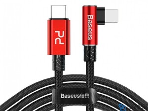 کابل شارژ سریع تایپ سی به لایتنینگ سریع بیسوس Baseus MVP Elbow PD Flash Charge Cable 1M