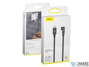 کابل شارژ سریع تایپ سی به لایتنینگ سریع بیسوس Baseus MVP Elbow PD Flash Charge Cable 1M