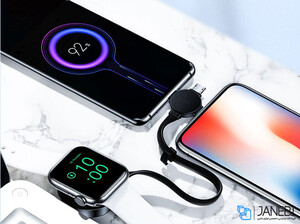 شارژر چند منظوره و اپل واچ بیسوس Baseus Star Ring 4in1 Cable Apple Watch Wireless Charger