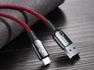 کابل شارژ هوشمند بیسوس  C-shaped light intelligent Type-C cable