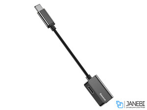 مبدل تایپ سی به تایپ سی و صدا بیسوس Baseus Type-C To Type-C&3.5MM Adapter L40