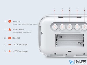 ساعت رومیزی بیسوس Baseus Subai Clock ACLK-A02