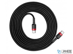 کابل شارژ سریع و انتقال داده تایپ سی بیسوس Baseus Cafule Type-C PD2.0 Cable 1m