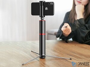 سه پایه و مونوپاد گوشی بیسوس Baseus Bluetooth Selfie Stick