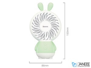 پنکه قابل شارژ دستی و رومیزی بیسوس Baseus Exquisite Rabbit Fan