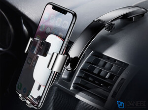 پایه نگهدارنده گوشی بیسوس Baseus Metal Age Gravity Car Mount