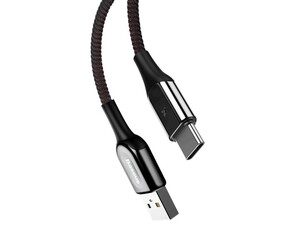 کابل تایپ سی هوشمند بیسوس Baseus X-shaped Light Type-C Cable 1m