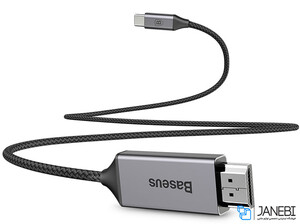 کابل تایپ سی به اچ دی آم آی بیسوس Baseus Video Type-C Male To HDMI Male Adapter Cable 1.8m