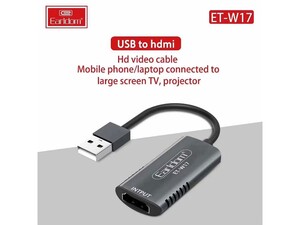 مبدل یو اس بی به اچ دی ام آی ارلدام Earldom ET-W17 USB to HDMI Converter