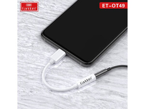 مبدل لایتنینگ به صدا ارلدام Earldom ET-OT49 Lightning to 3.5mm Adapter