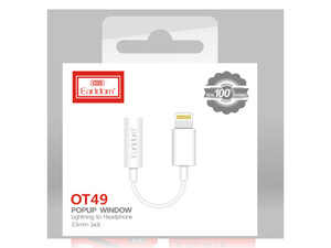 مبدل لایتنینگ به صدا ارلدام Earldom ET-OT49 Lightning to 3.5mm Adapter