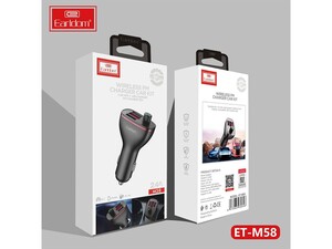 شارژر فندکی با قابلیت پخش موسیقی و تماس ارلدام Earldom Bluetooth Car Charger ET-M58