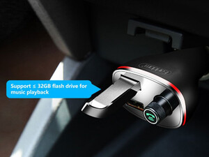 شارژر فندکی با قابلیت پخش موسیقی و تماس ارلدام Earldom Bluetooth Car Charger ET-M58