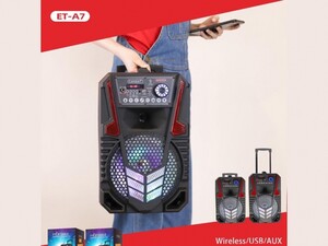 اسپیکر بلوتوث قابل حمل همراه با میکروفون ارلدام مدل Earldom ET-A7 Portable Speaker With 1 Mic قابل حمل