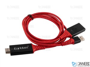 کابل مبدل یو اس بی به اچ دی ام آی Earldom Wireless HDMI HDTV Cable ET-W4