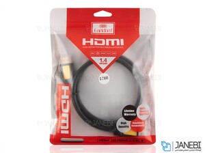 کابل اچ دی ام آی ارلدام Earldom HDMI To HDMI Cable ET-W09 Version 1.4 0.75M