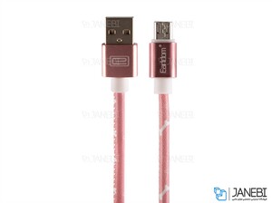 کابل چرمی میکرو یو اس بی ارلدام Earldom EC-21 Micro USB Cable 1m