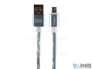 کابل چرمی میکرو یو اس بی ارلدام Earldom EC-21 Micro USB Cable 1m