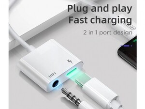 مبدل تایپ‌سی به تایپ‌سی و صدا جویروم JOYROOM Type-C / USB-C to HIFI + PD Digital Audio Converter Adapte SH-C1