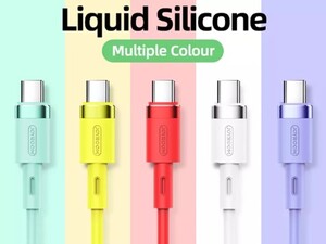 کابل یواس‌بی به تایپ‌سی جویروم JOYROOM original cable high quality liquid silicone usb cables S-1224N2