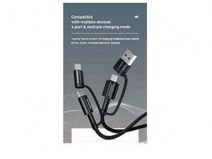 کابل چندمنظوره تایپ‌سی و لایتنینگ جویروم JOYROOM Multifunctional Cable Type-C To Type-C-Type-C To Iphone G3