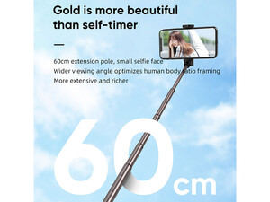 مونوپاد بلوتوثی جویروم Joyroom JR-OTH-AB601 Magic Flute Selfie Stick