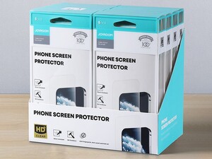 محافظ صفحه شیشه ای آیفون 12 جویروم شفاف Joyroom screen protector for iphone 12 pro max JR-PF843