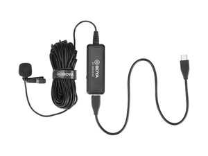 میکروفون با سیم یقه ای بویا BOYA BY-DM10 Microphone with Lightning and USB Type-A Cables