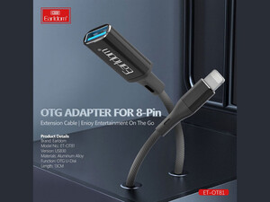 مبدل اوتی‌جی آیفون یواس‌بی به لایتنینگ ارلدام  EARLDOM ET-OT81 OTG adapter 8 Pin