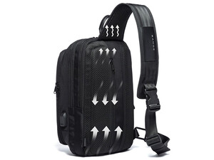 کوله پشتی تک بند یو اس بی دار بنج BANGE BG-7079 Multi-function Men&amp;#39;s Crossbody Bag Backpack