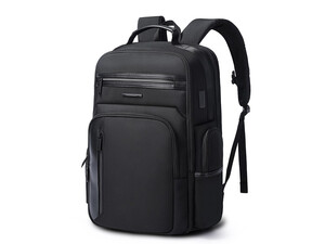 کوبه پشتی چرمی ضد آب یو اس بی دار بنج Bange BG-2602 Men Impaled Leather Waterproof Backpack with USB Port