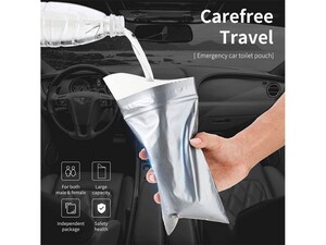 کیسه ادرار قابل حمل راک 4 تایی Rock Emergency Car Toilet Pouch