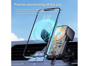 پایه نگهدارنده و شارژر وایرلس راک Rock RAM0010 15W Wireless Charger Car Holder