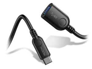 مبدل تایپ سی به یو اس بی 3.0 11 سانتی متری راک ROCK Type-C to USB 3.0 Adapter بدنه بسیار مقاوم