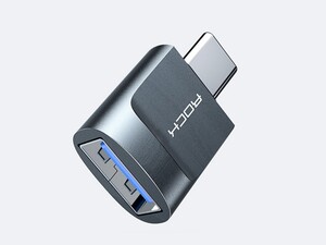 مبدل یو اس بی 3.0 به تایپ سی راک ROCK USB AF to Type-C 3.0 Adapter