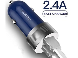 شارژر فندکی دو پورت راک Rock Sitor S Car Charger RCC0126