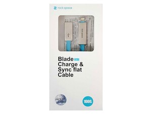 کابل دو سر راک Rock Blade 2in1 Flat Cable 1m