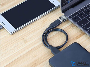 مبدل یو اس بی به تایپ سی راک Rock USB AF To Type C Adapter