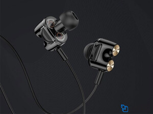 هدست راک اسپیس Rockspace Mutin Dual Unit Stereo Earphone