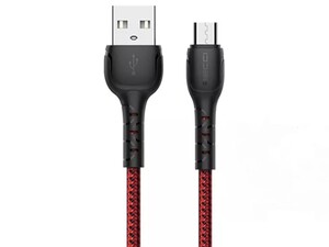 کابل شارژ سریع و انتقال دیتا میکرو رسی Recci RTC-N16M MicroUSB Fast Charging Data Cable 2.4A 1M