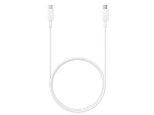 خرید کابل شارژ سریع دو سر تایپ سی اصلی یک متری سامسونگ Samsung 5A USB-C to USB-C Cable EP-DN975BBEGWW