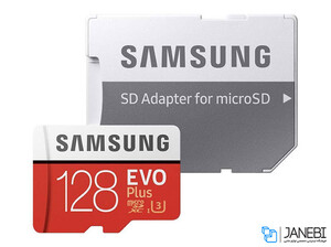 کارت حافظه میکرو اس‌ دی سامسونگ Samsung EVO Plus microSDXC Memory Card 128GB