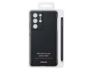 سیلیکون کاور اورجینال سامسونگ با قلم هوشمند Samsung Silicone Cover With S Pen S21 Ultra