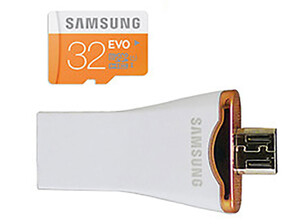 دستگاه چند کاره کارت خوان 32 گیگابایت Samsung Ultra fast OTG/USB/Card