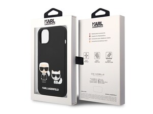 قاب سیلیکونی آیفون 14 پلاس طرح گربه و کارل CG Mobile iphone 14 Plus Cat Karl Lagerfeld Silicone Case