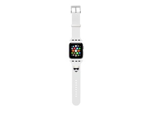 بند سیلیکونی اپل واچ 42 و 44 میلیمتر طرح گربه کارل CG Mobile Apple Watch 42/44 mm Karl Cat Silicone Strap