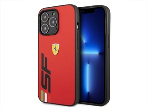 قاب چرمی آیفون 13 پرو مکس طرح فراری CG Mobile iphone 13 Pro Max Ferrari Leather Case