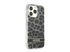 قاب محافظ براق آیفون 13 پرو مکس طرح پلنگی CG Mobile iphone 13 Pro Max Guess Leopard Hard Case